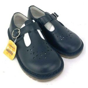 Girls Stride Rite Navy Mary Jane Shoes, Size 8W